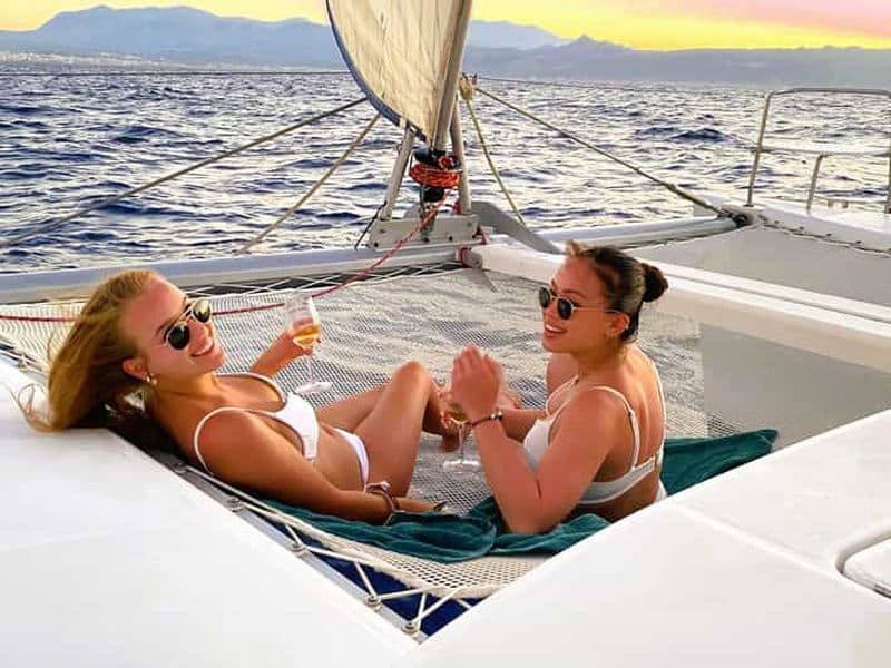 Billet Réthymnon : croisière en catamaran au coucher du soleil, sushis et open bar