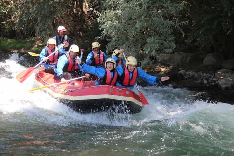 Salerne : rafting sur la rivière Sele dans le Cilento