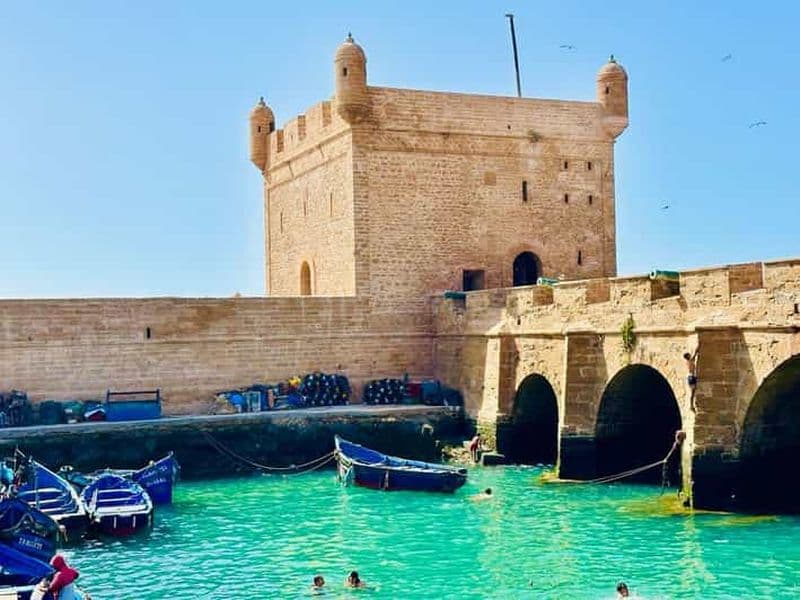 Billet Au départ de Marrakech : excursion d'une journée à Essaouira avec activités de plage