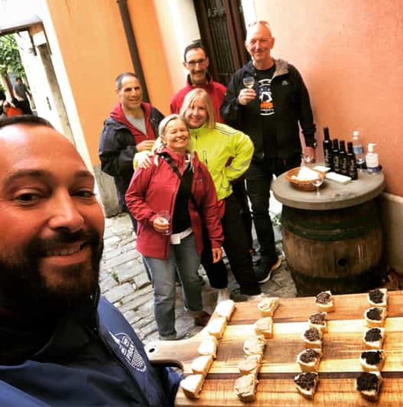 Piran : visite à pied avec dégustation de vins et de produits locaux
