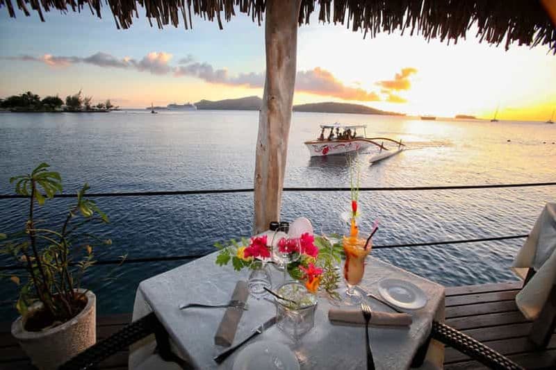 Billet Bora Bora : Croisière au coucher du soleil et dîner romantique à St James