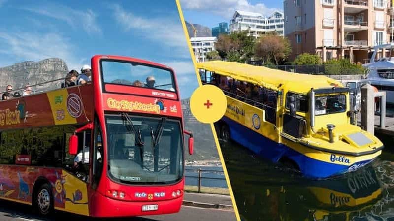 Billet Le Cap : billet combiné pour une visite en bus et en amphibie