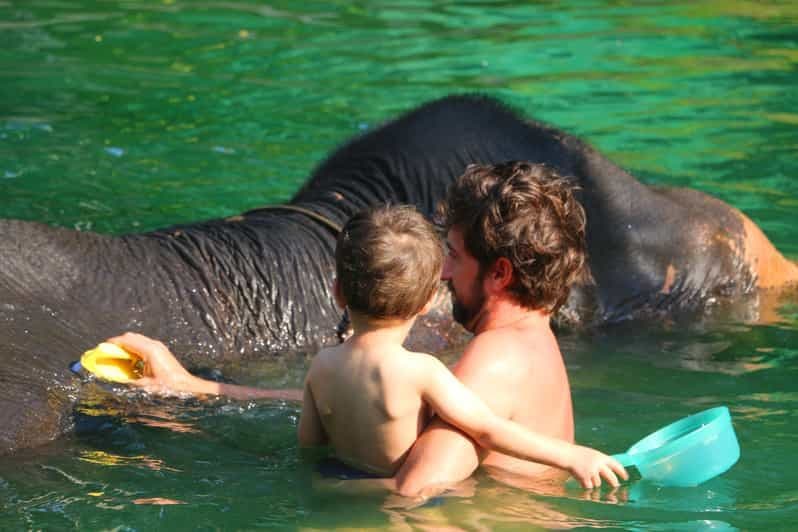 Khao Lak : Rafting, bain d'éléphant et visite du centre des tortues de mer