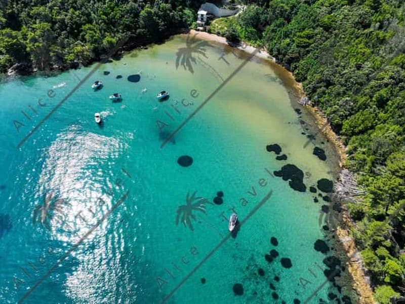 Zadar : excursion en hors-bord vers 3 îles avec vin et snorkeling