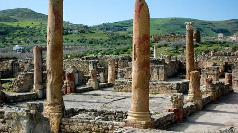 Excursion privée d'une journée à Testour, Dougga et Bulla Regia