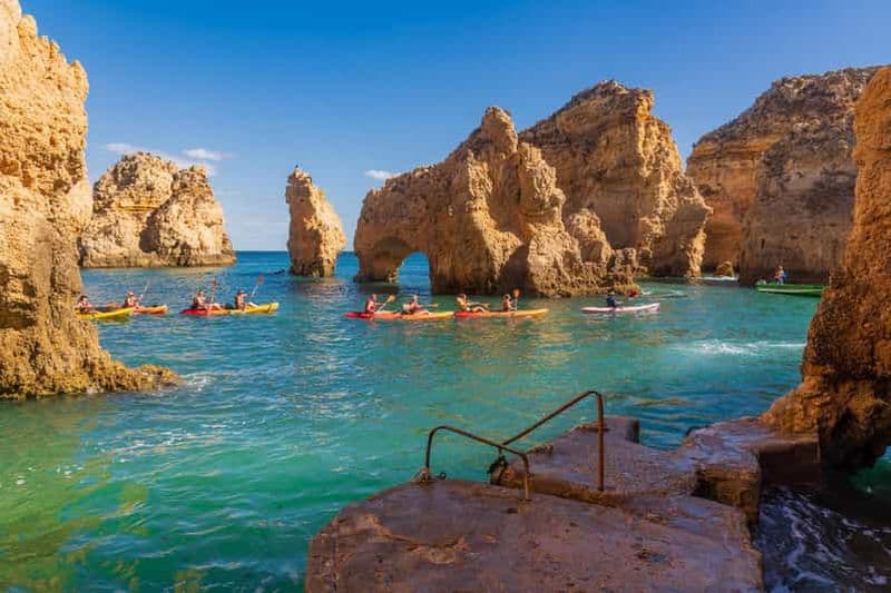 Billet Lisbonne : visite privée de Benagil, Algar Seco, Portimao et Lagos