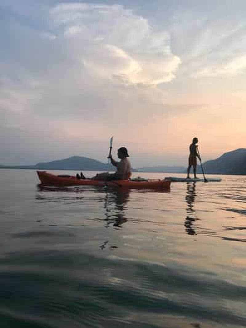 Billet Lac d'Iseo : location de kayaks à Pilzone di Iseo