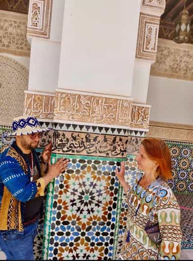 Billet Marrakech : visite guidée du palais Bahia, de la madrasa et des souks
