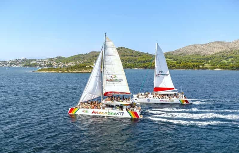 Port d'Alcudia : croisière en catamaran sur la côte nord avec repas