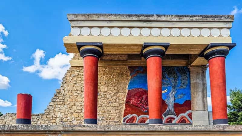 Billet Crète : Palais de Knossos, Ville d'Héraklion, Visite Guidée du Marché