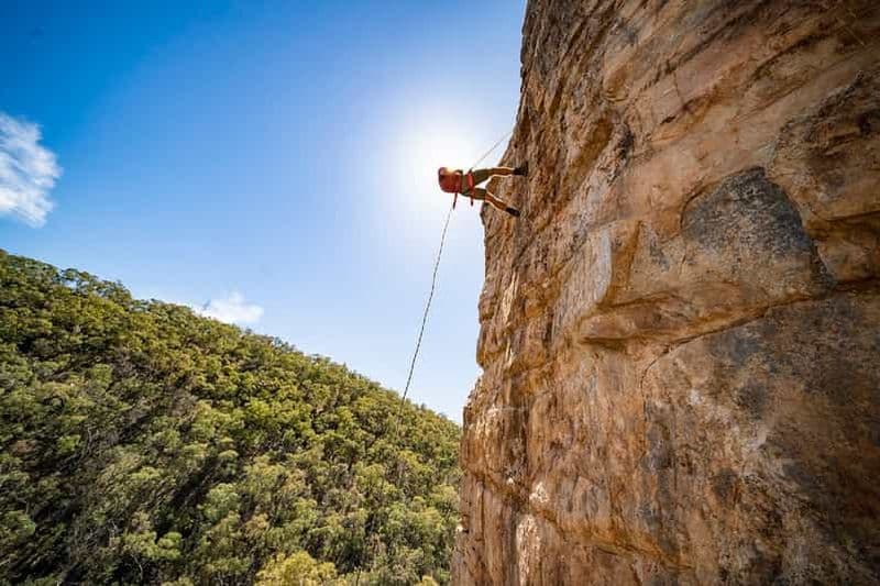 Adélaïde : expérience d'escalade et de descente en rappel à Morialta