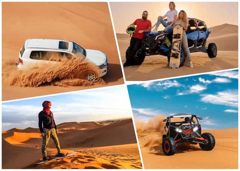 Doha : 4x4 dans le désert, chameaux, quad, sandboard et vue sur la mer