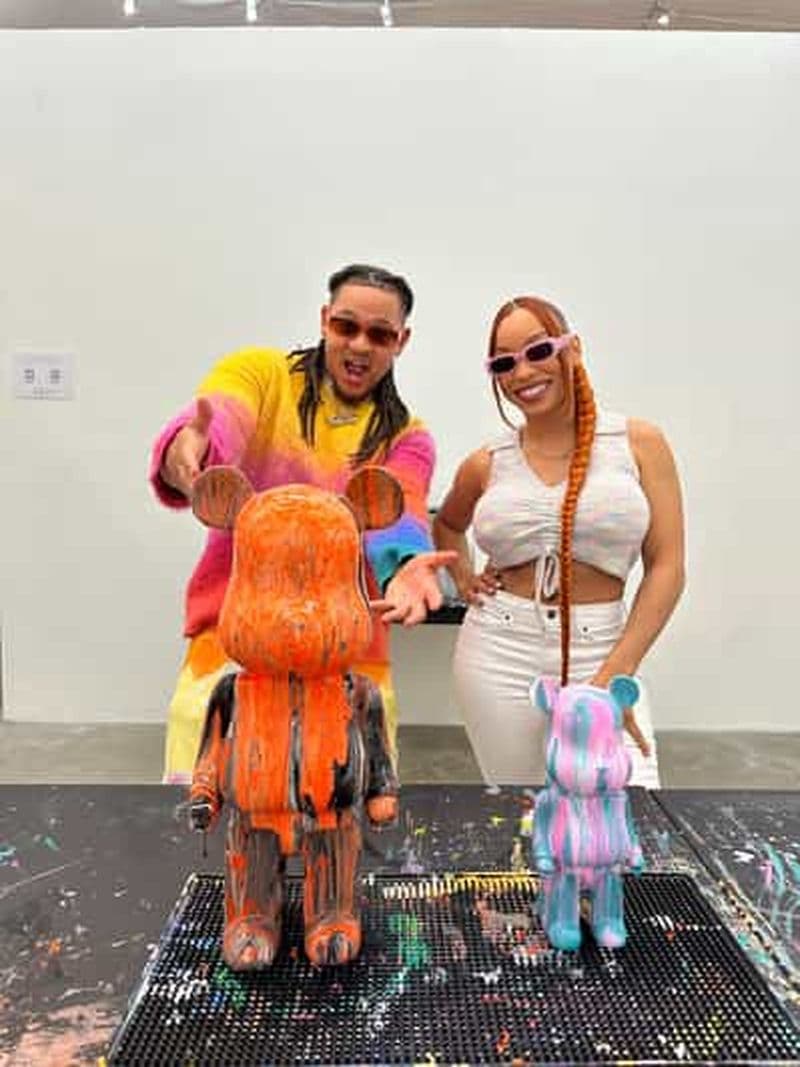 New York : Atelier privé de peinture fluide sur ours