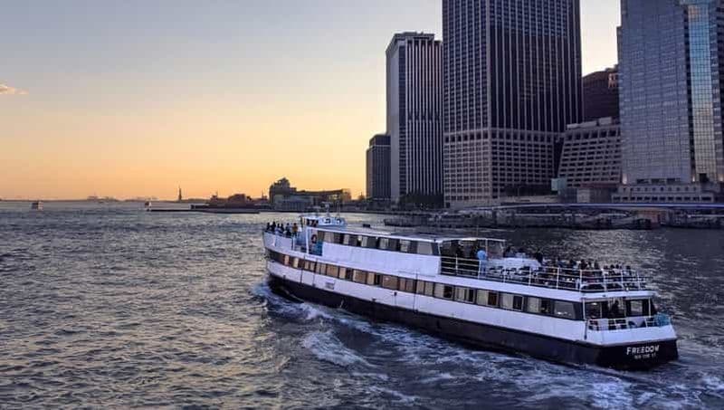 Billet New York : croisière au coucher du soleil avec vue sur la Statue de la Liberté