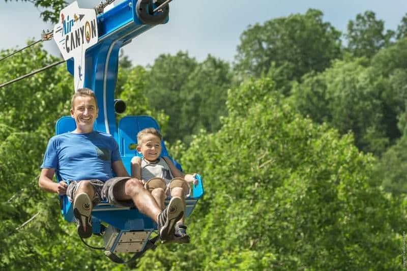 Canyon Sainte Anne : Air Canyon Ride avec entrée au parc