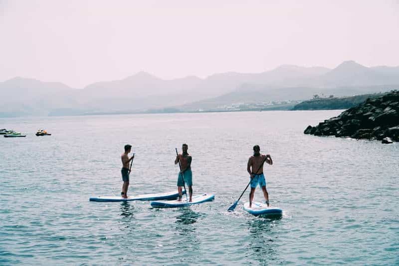 Puerto del Carmen : Cours de SUP Stand-Up Paddle avec instructeur