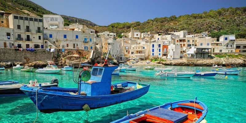 Billet Depuis le centre de Palerme : Favignana et Levanzo Tour en bateau