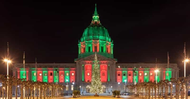 San Francisco : Visite des lumières de Noël avec chocolat chaud gratuit