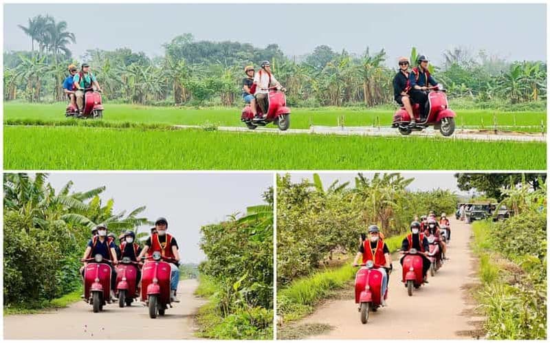 Billet Visite en Vespa de Bat Trang, village de céramique, dirigée par des femmes