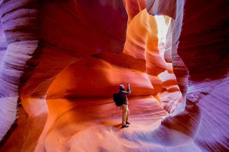 Billet Las Vegas : visite d'Antelope Canyon et Horseshoe Bend avec prise en charge