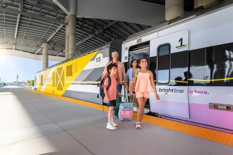 Billet Miami ou Ft Lauderdale : Transfert en train vers l'aéroport d'Orlando