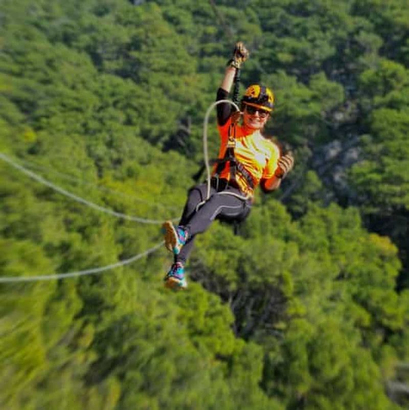 Tučepi : Expérience en tyrolienne