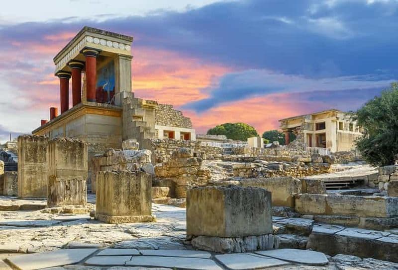Billet Depuis Réthymnon : excursion à Knossos, Héraklion et musée