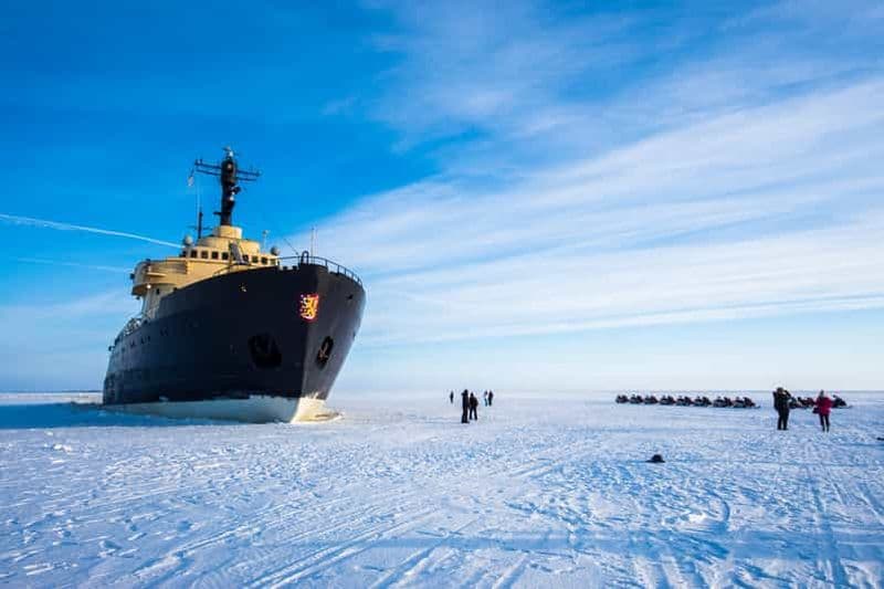 Depuis Rovaniemi : croisière sur le brise-glace Sampo et expérience de flottaison sur glace