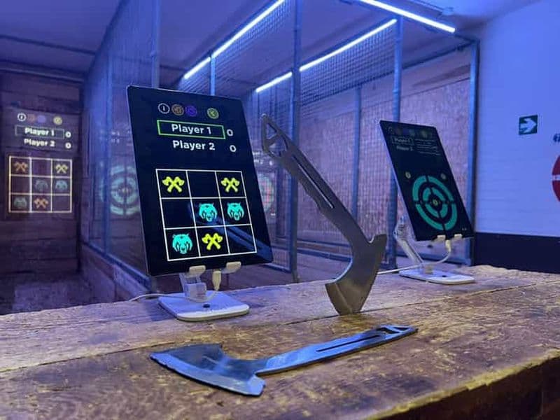 Madrid Atocha : Lancer de hache interactif 2h