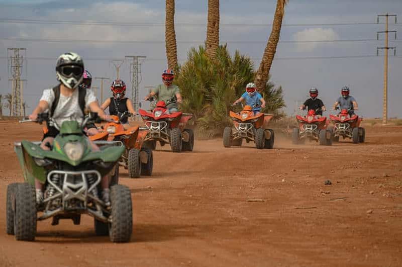 Billet Marrakech : Aventure en quad dans le désert de Jbilat et l'oasis de Palmiers