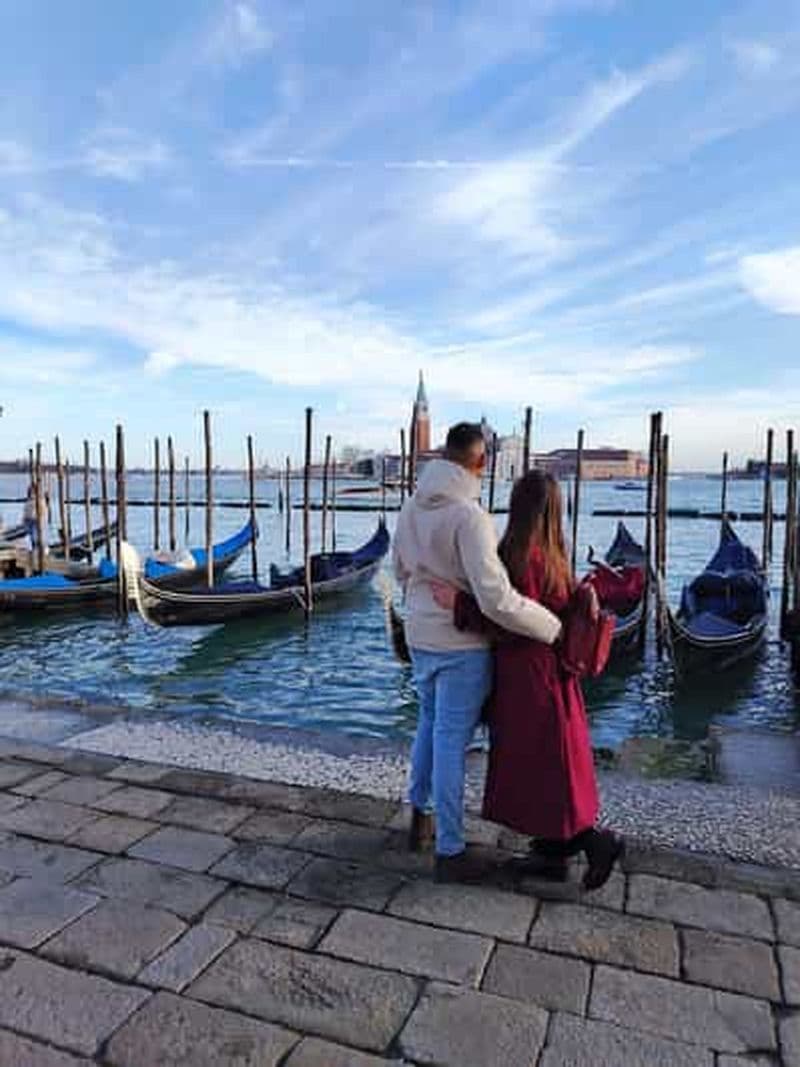 Billet Depuis Milan : visite guidée d'une journée complète de Venise avec sortie en bateau