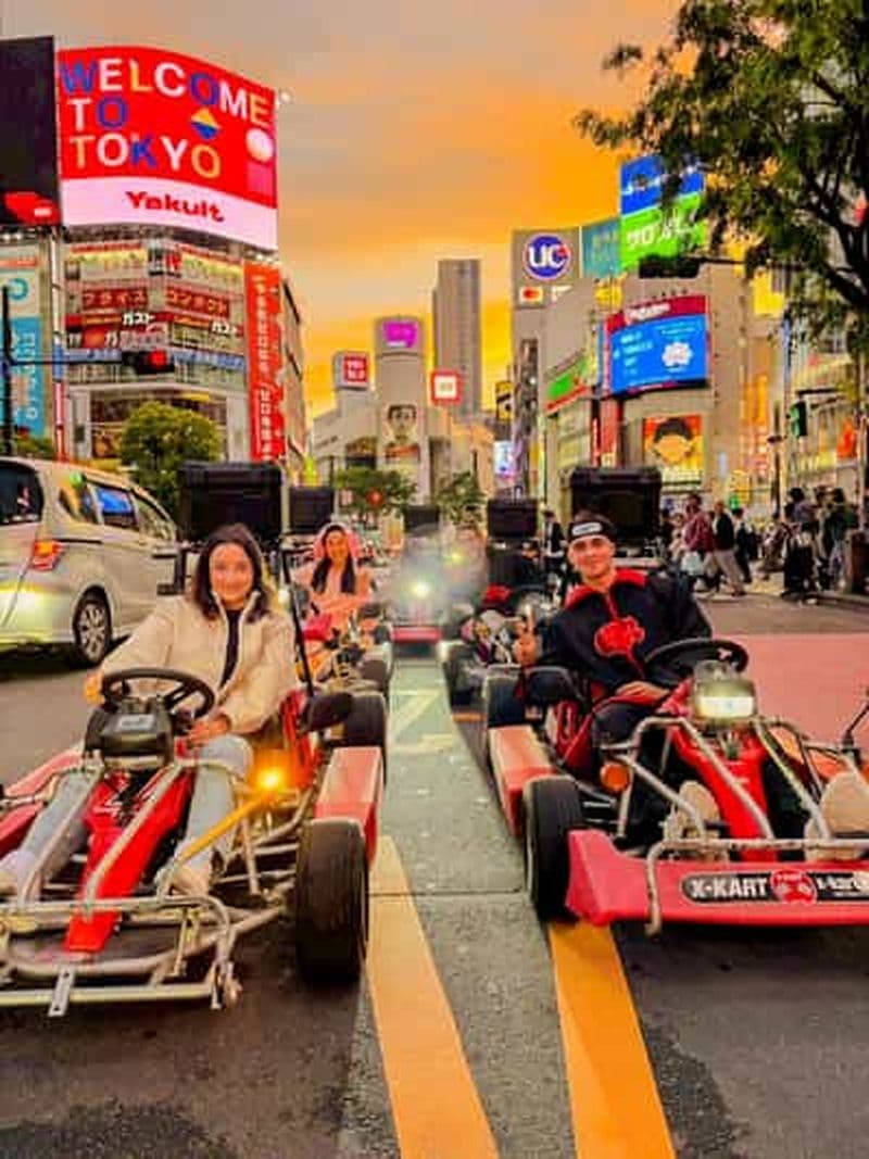 Billet Tokyo : visite guidée en karting des rues de Shibuya et Shinjuku
