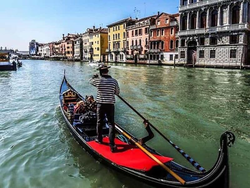 Billet Venise : Visite guidée du pont du Rialto et promenade en gondole partagée