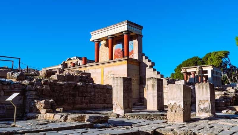 Crète : Palais de Knossos, visite des vignobles et de l'huile d'olive avec déjeuner