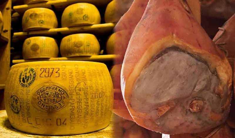 Parme : visite et dégustation de la production de Parmigiano et du jambon de Parme