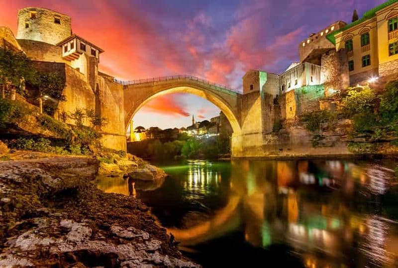 Billet Sarajevo : Mostar, Konjic, Pocitelj, Blagaj Skywalk Waterfall