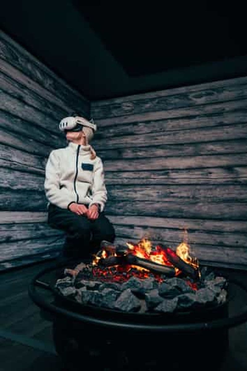 Levi : expérience des aurores boréales en réalité virtuelle avec navette