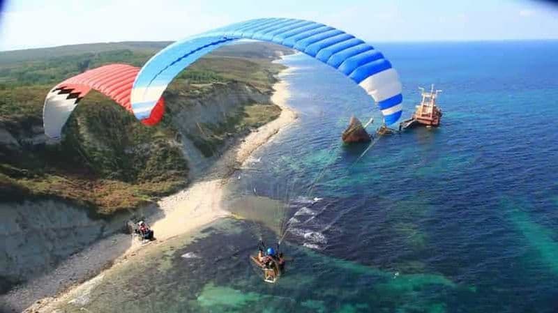 Bentota : Découverte du paramoteur en tandem - Vol en parapente