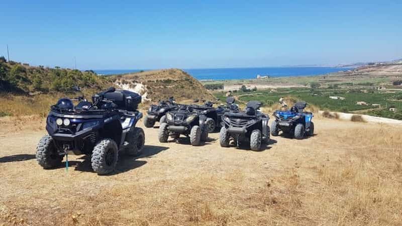 Agrigente : Excursion en quad avec 3 choix de chemins