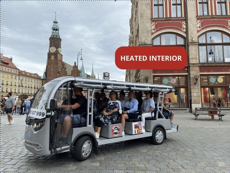 Billet Wroclaw : Visite guidée en voiture électrique et audioguide