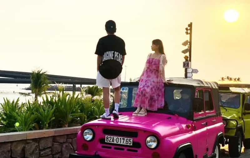 Phu Quoc : excursion privée en Jeep, Sunset Town et Sao Beach