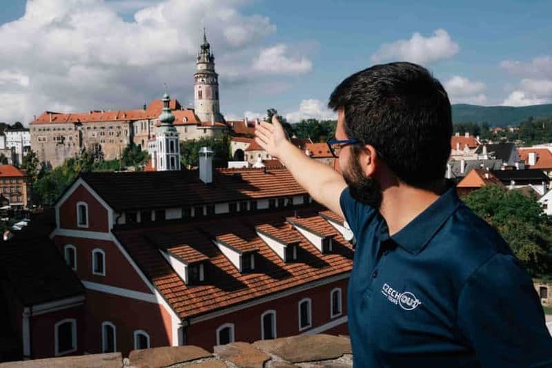 Billet Depuis Prague : visite d'une journée à Český Krumlov et au village de Holašovice