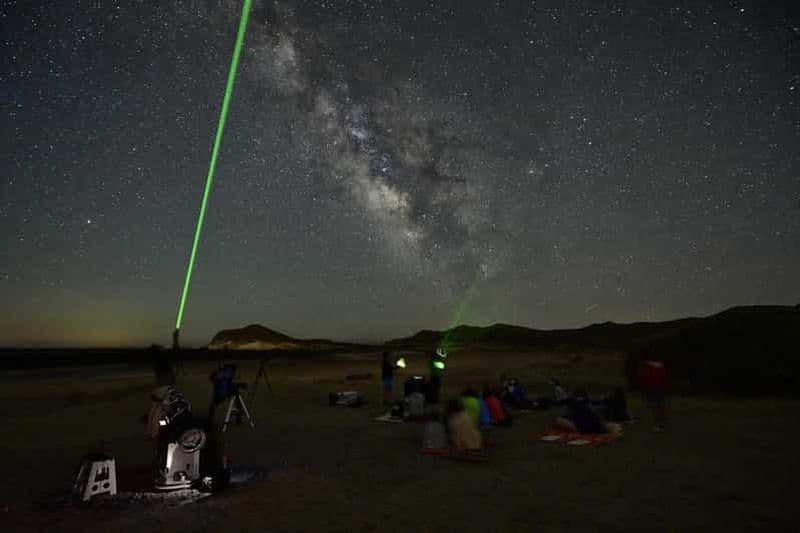 Désert de Tabernas : Nuit étoilée avec télescopes