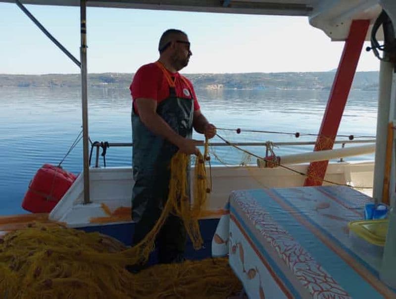 Pêche au filet à La Canée : pêchez et cuisinez avec un pêcheur local