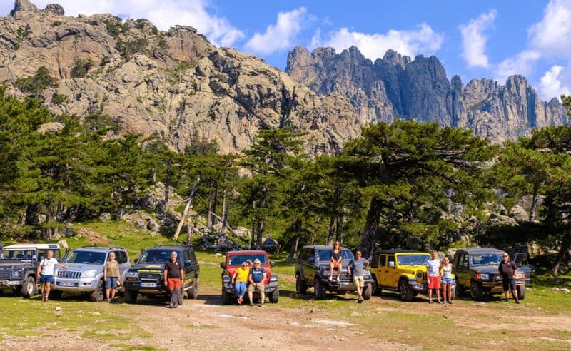 Porto Vecchio : Circuit 4x4 dans la forêt d'Ospedale et les aiguilles de Bavella