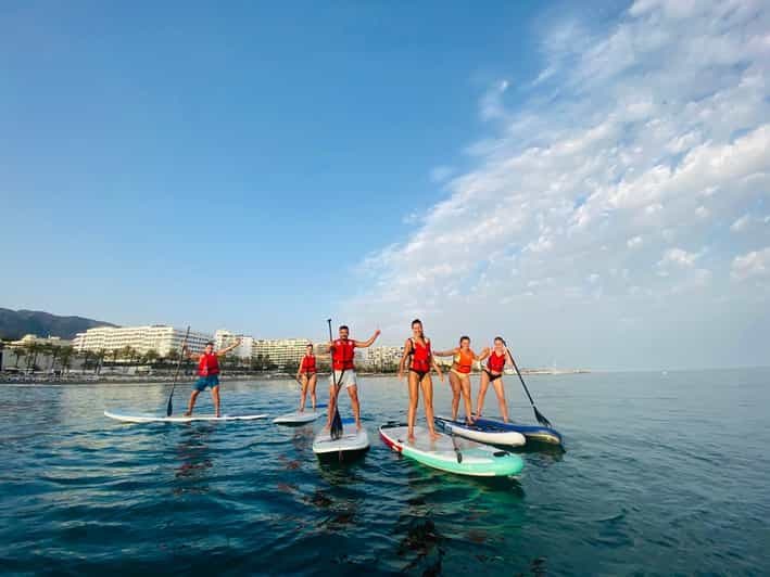 Excursion en Stand Up Paddleboard dans la baie de Marbella