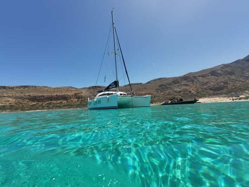 Kissamos : croisière en catamaran vers Balos et Gramvousa avec déjeuner