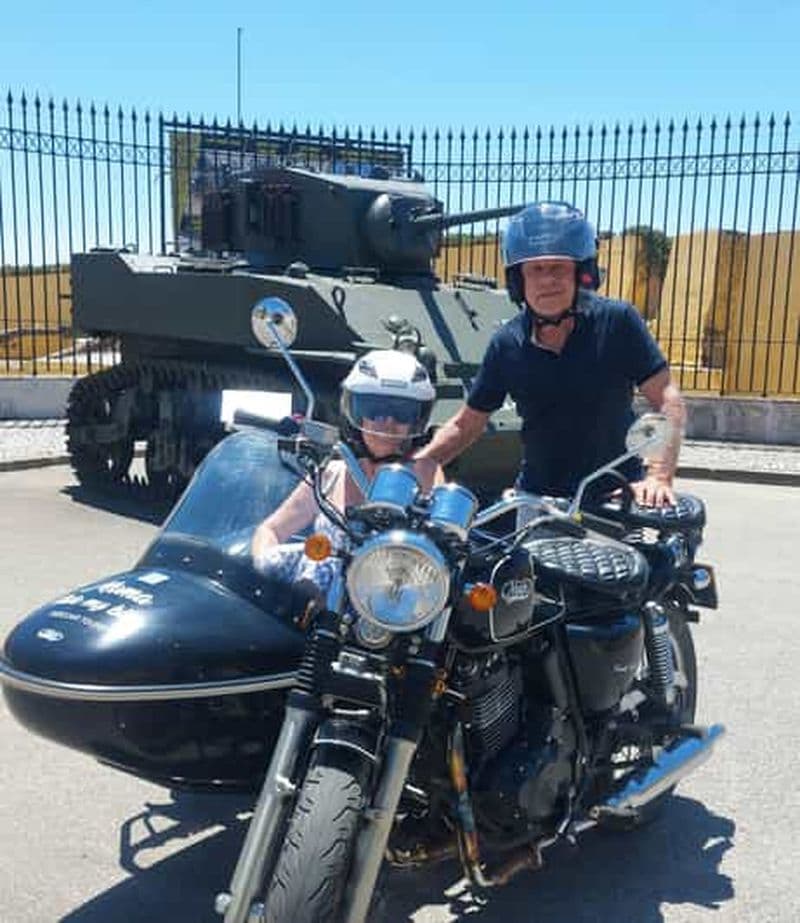 Billet Elvas, la clé du royaume, visite en side-car