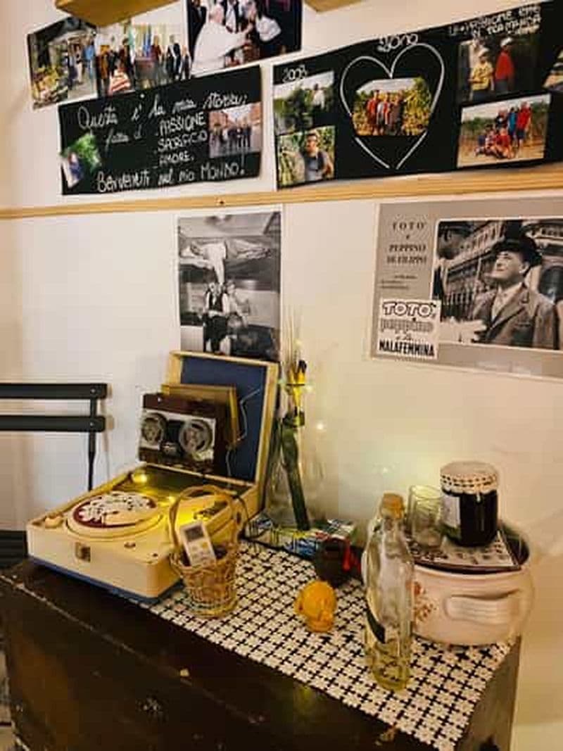 Billet Brindisi : dîner chez des grands-parents paysans avec vin