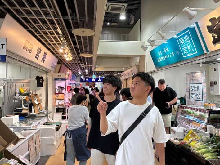 Billet Tokyo : visite à pied privée du marché aux poissons de Tsukiji